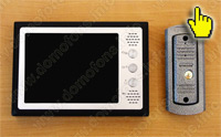 Видеодомофон цветной ШН-888 монитор и вызывная панель